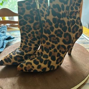 Vince Camuto Leopard Booties